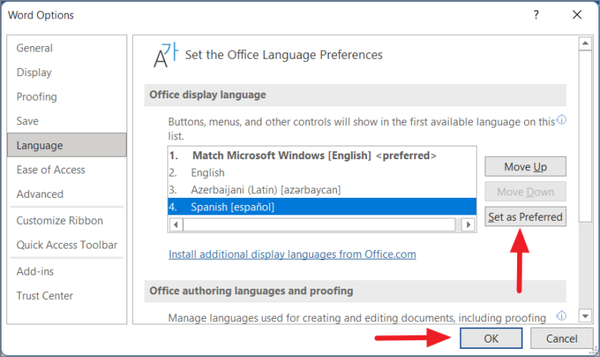 How to Change Language in Microsoft Word