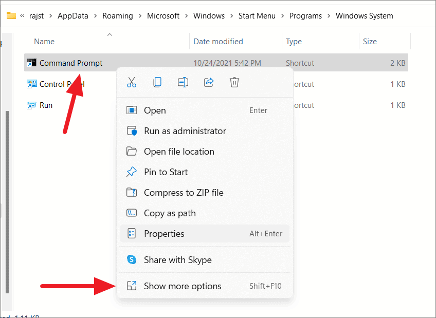 How to Open Command Prompt Window Inside a Directory on Windows 11