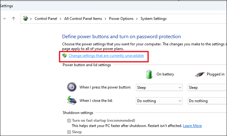 How To Disable Fast Startup In Windows