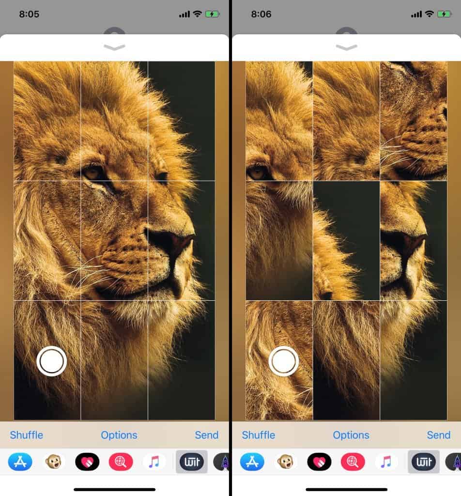 How to Send Picture Puzzles in iMessage on iPhone