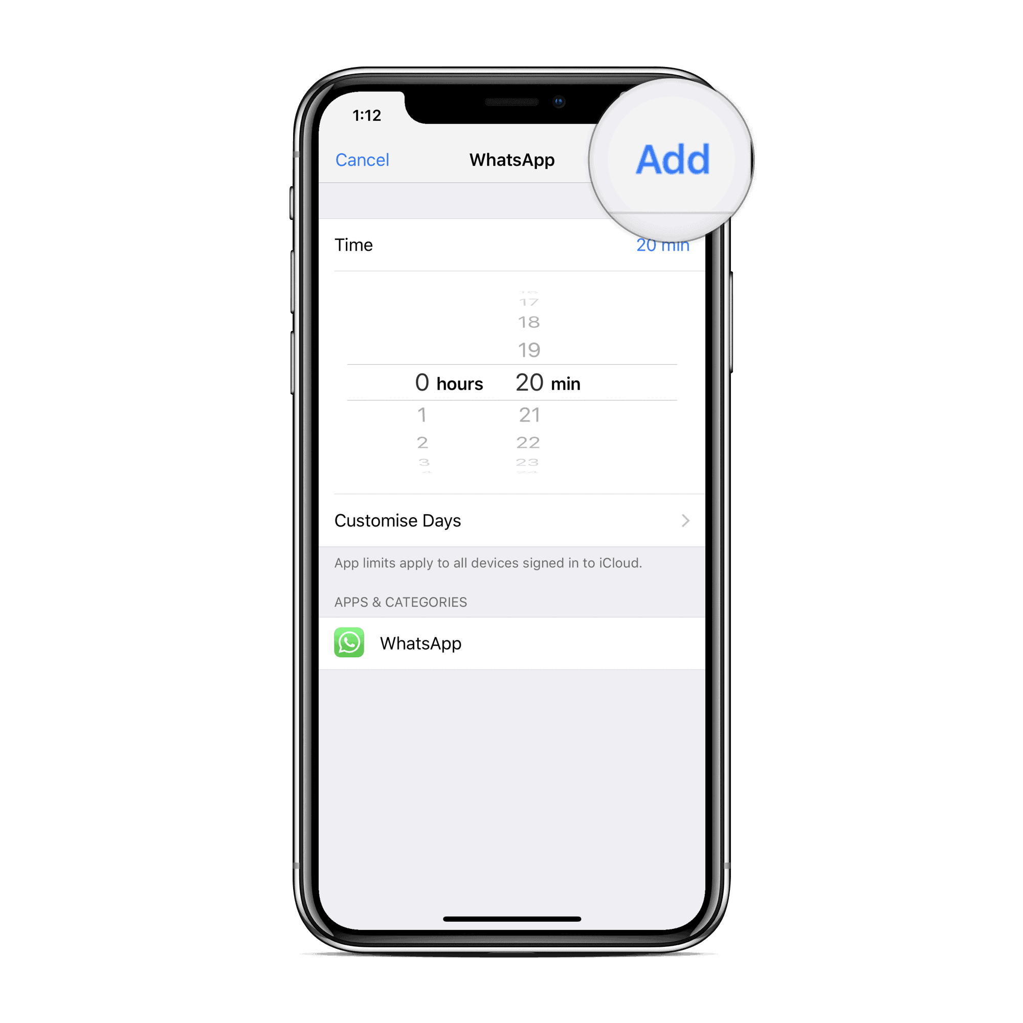 how-to-set-time-limit-for-a-specific-app-on-iphone-ios-12