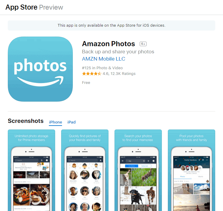 Amazon rebrands Prime Photos to 