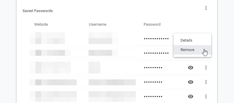 Remove Password Autofill Chrome