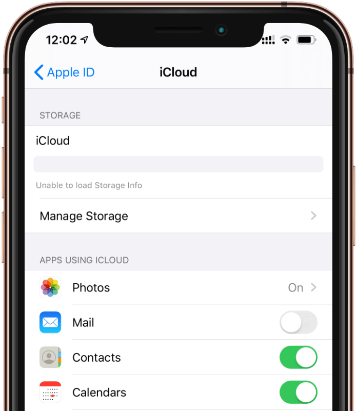 Sync iPhone contacts iCloud