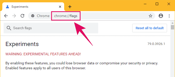 chrome experimental quic protocol