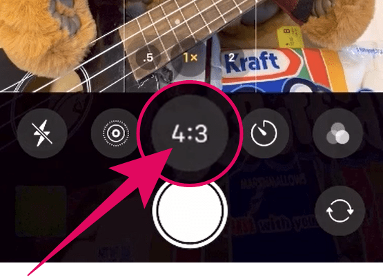 Change Aspect Ratio in Camera app on iPhone 11