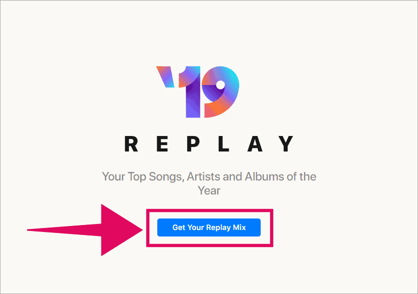 Click Get Your Replay Music button