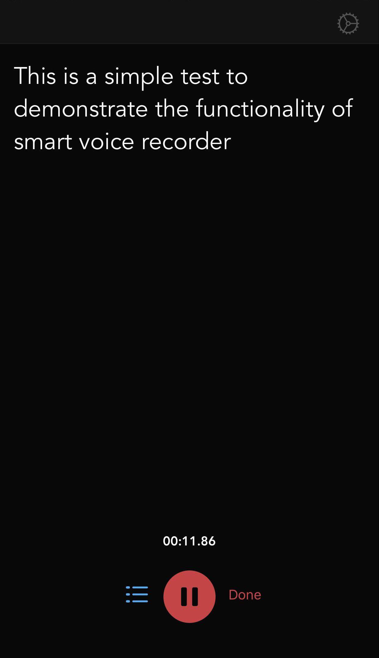 This Smart Voice Recorder app can live transcribe and search for text