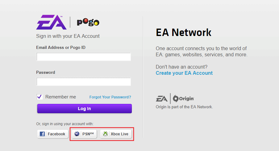 How to find out login for my Origin Account on PS4?