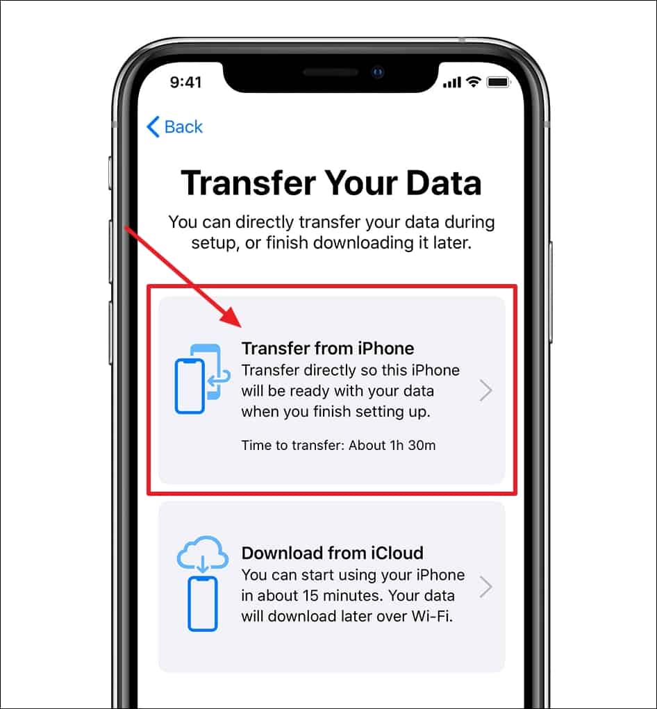 how can i transfer my apps from old iphone to new iphone