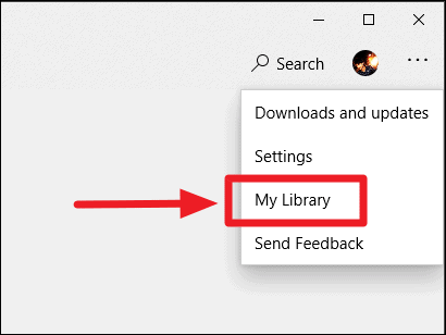 My library Microsoft Store
