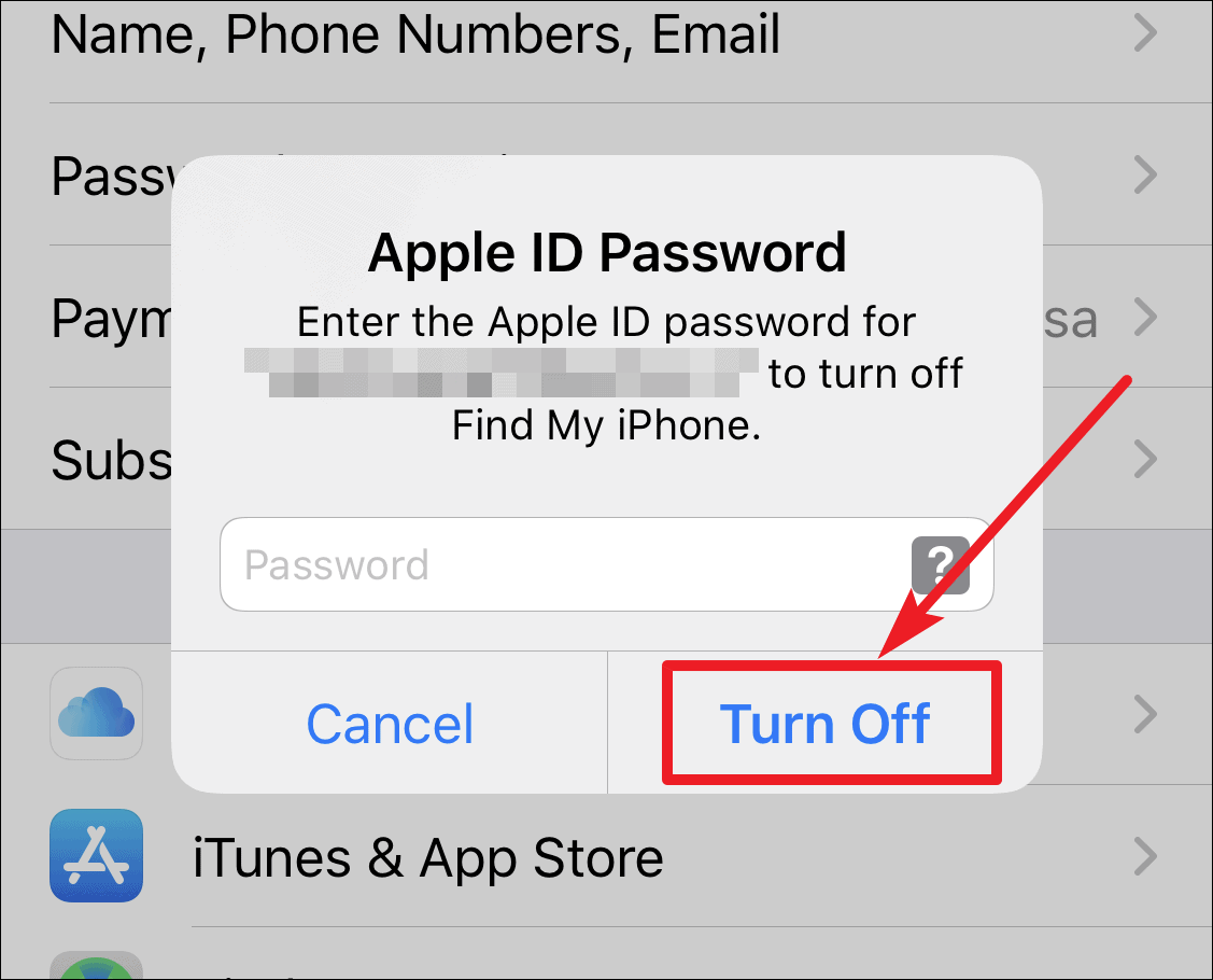 iphone 6 icloud account remove