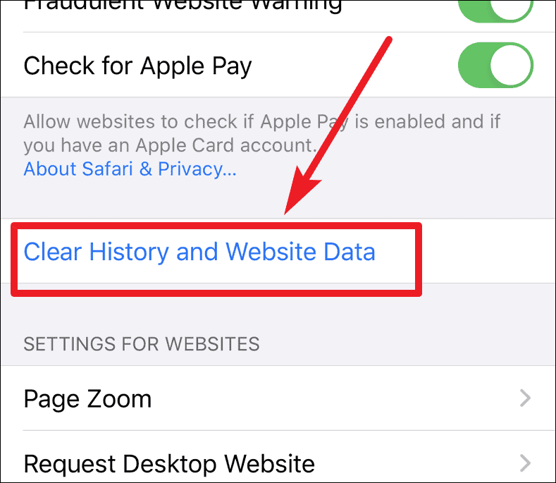 ios safari delete specific cookies