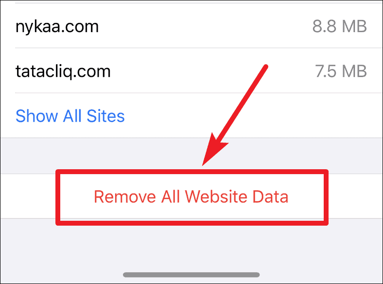 ios safari delete specific cookies