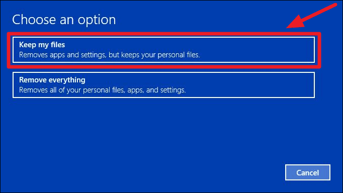 how to fix blue screen error using command prompt