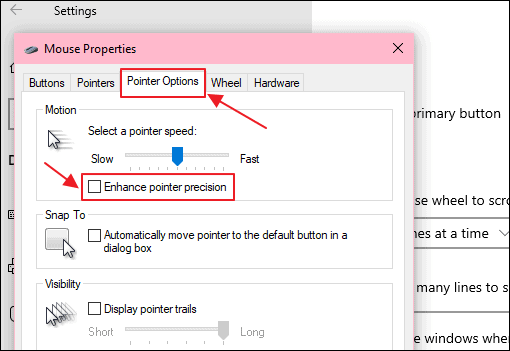 How to Turn Off Mouse Acceleration on a Windows 10 PC