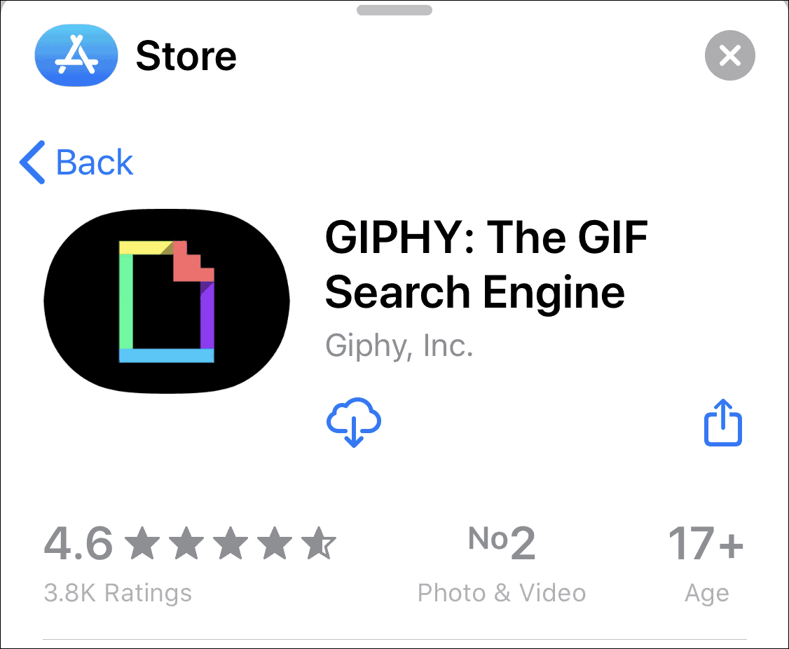 GIPHY: The GIF Search Engine on the App Store