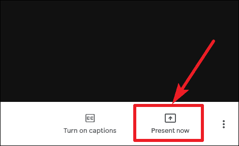how to have audio in google meet presentation