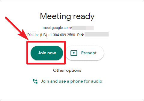 how to unmute a presentation on google meet