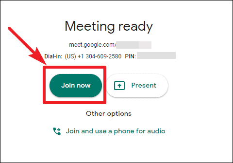 how to upload presentation in google meet