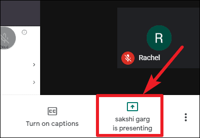 how to unmute a presentation on google meet