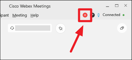 how to use webex to record a presentation