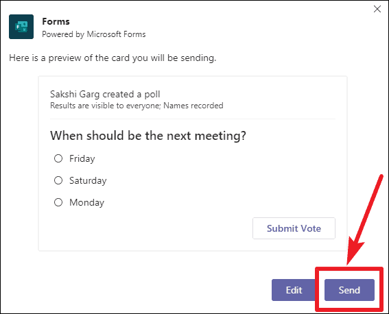 How To Create A Poll In Microsoft Teams Using Forms And Polly App