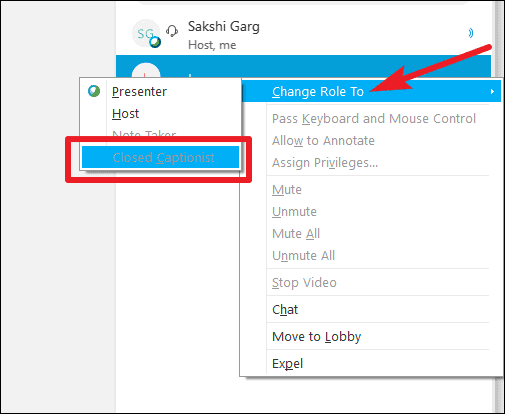 How to Enable Webex Closed Captioning