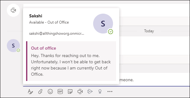 How to Set 'Out of Office' in Microsoft Teams