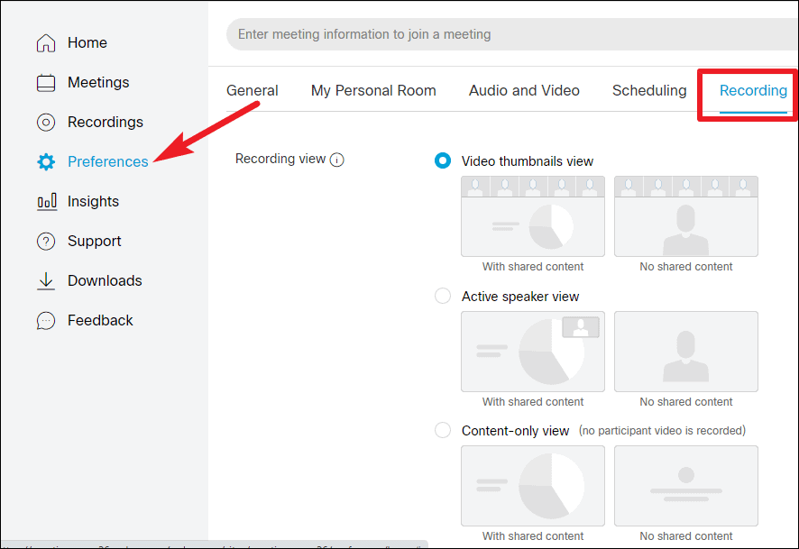 can't see presentation in webex