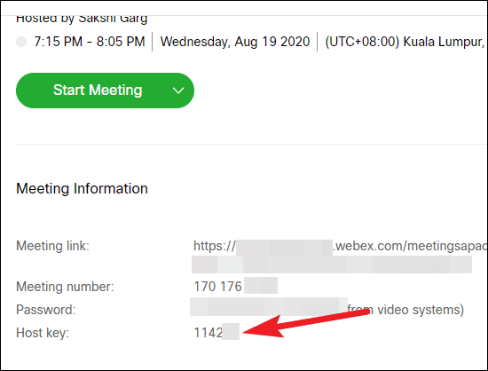 can't see presentation in webex