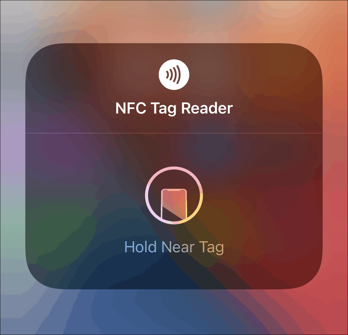 iOS 14 now has a nfc tag reader built into the control center : r/iphone