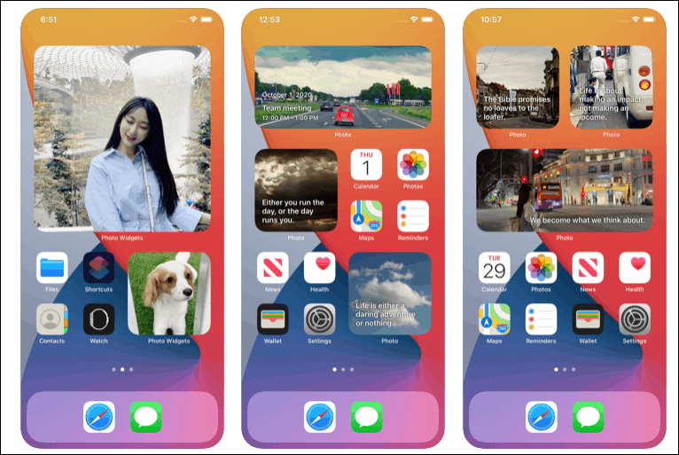 5 Best Photo Widgets for your iPhone running iOS 14