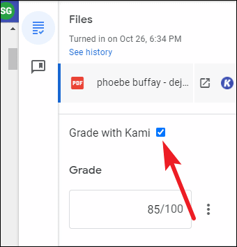 how to submit an assignment on kami