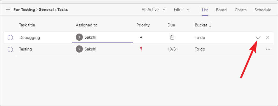 task by planner and to do in teams