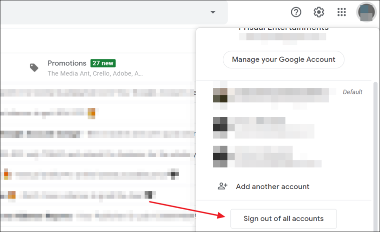 how to change account in google chrome