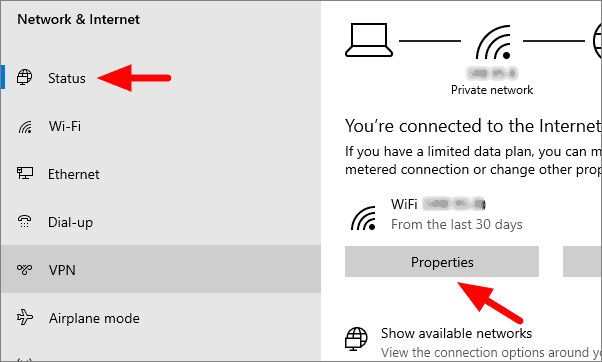 how to solve the wifi problem in windows 10