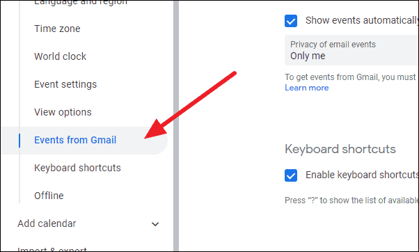 How to Disable Gmail from Creating Calendar Events Automatically
