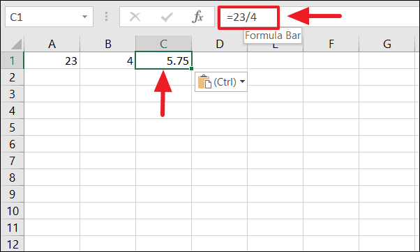 how-to-divide-in-excel