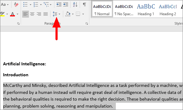 how to make essay double spaced on microsoft word