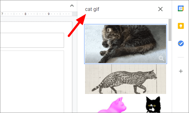 google presentation insert gif