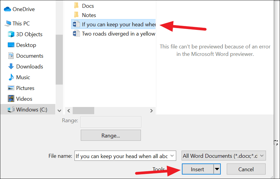 How To Combine Word Documents