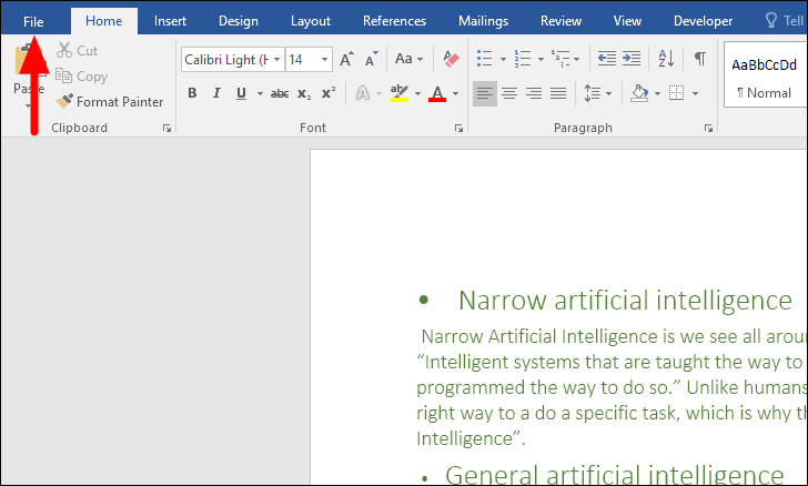 how to make presentation in word