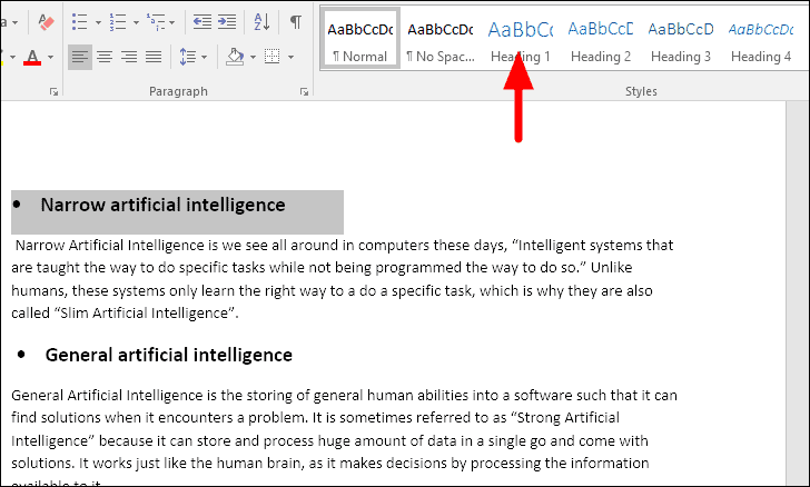 how to make presentation in word