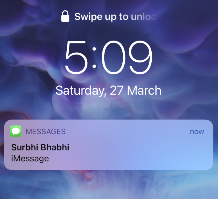 text messages voice notification