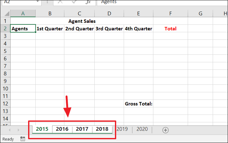 How To Group Worksheets In Excel