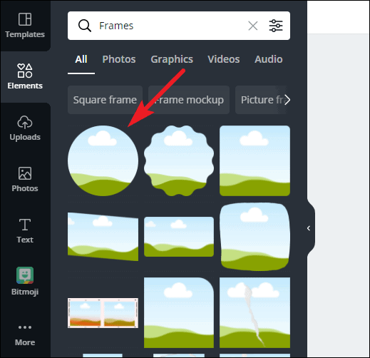 How to Add a Photo Frame in Canva