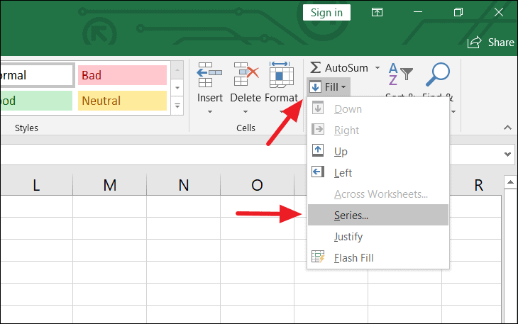 How To Autofill In Excel Without Dragging