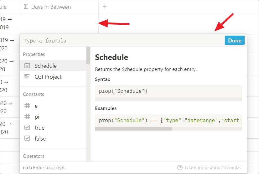 How to Calculate Days Between Start and End Date on Notion