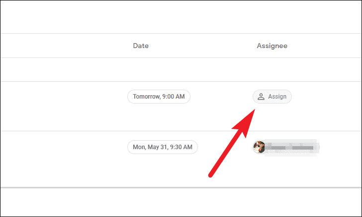 assign a member from google chat rooms